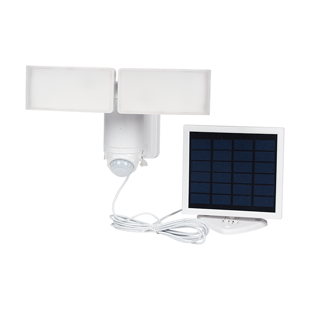 NSL-01 WH Outdoor waterproof solar led panel motion sensor wall light